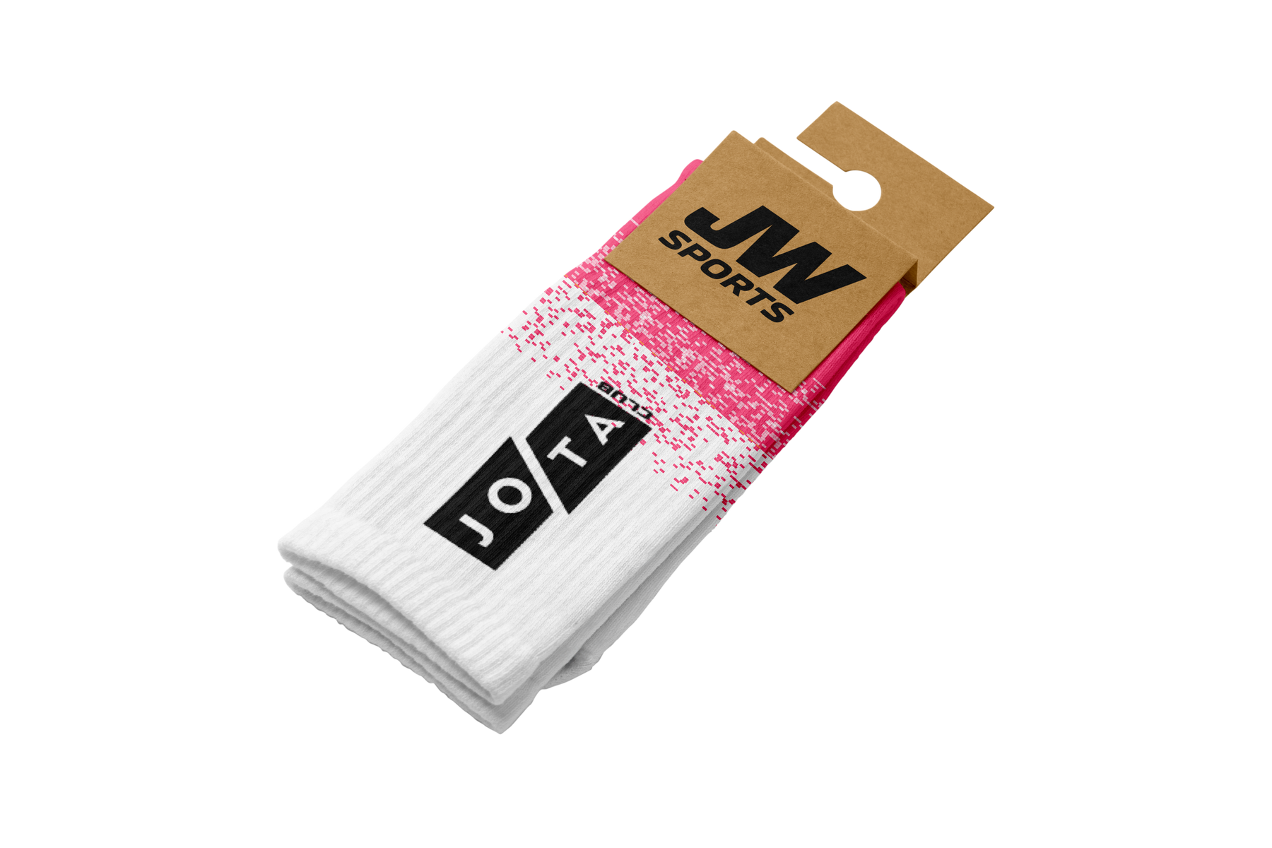 Meia Jota Oficial - BRANCO/ROSA