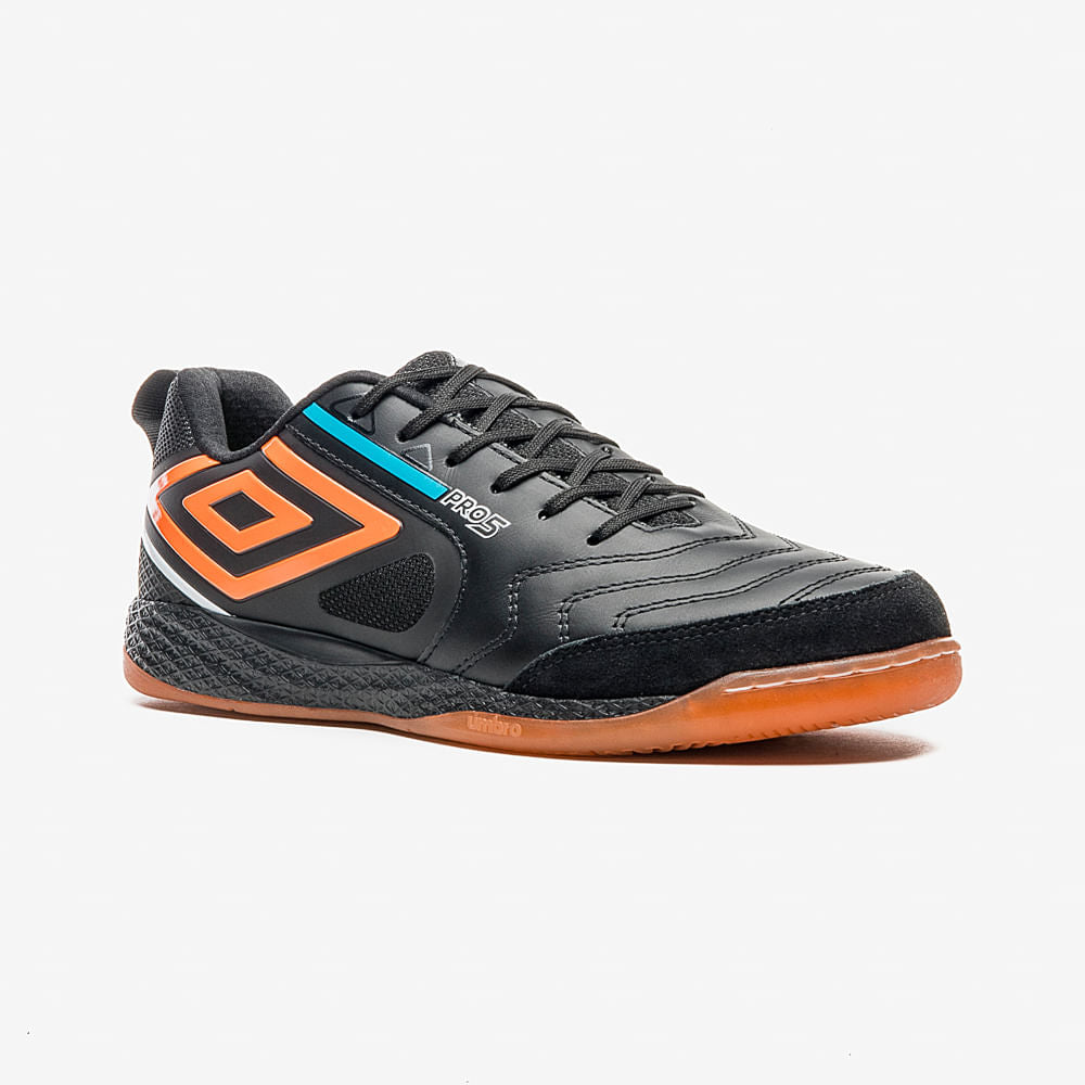Chuteira Futsal Umbro Pro 5 Bump - Preto
