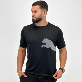 Camiseta PUMA  Tad BIG LOGO Tee -  Black
