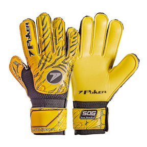 Luva Goleiro Campo Poker Champion 8 Semi Profissional 01076 Multiterreno - Amarelo