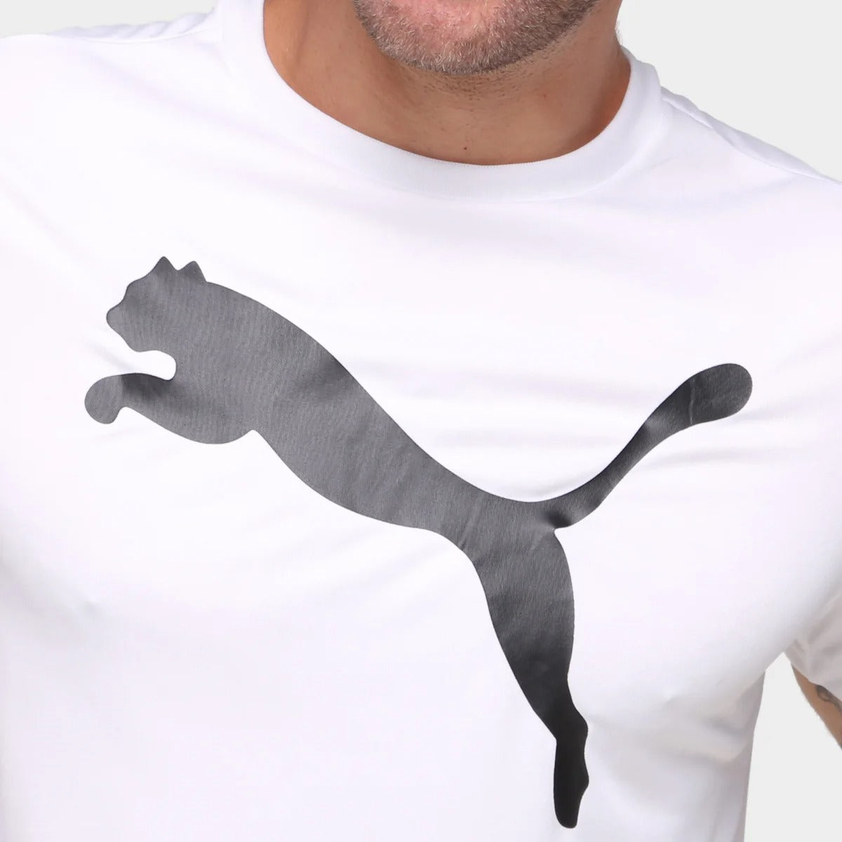 Camiseta Puma Poly Tee Masculina - Branco