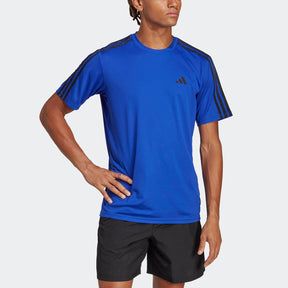 Camiseta Adidas Essentials 3 LISTRAS LUCID - BLUE