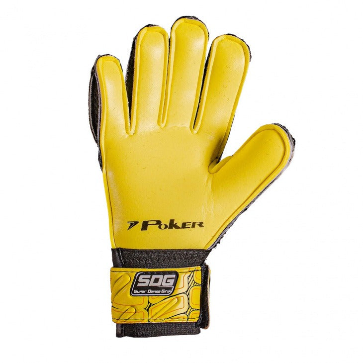 Luva Goleiro Campo Poker Champion 8 Semi Profissional 01076 Multiterreno - Amarelo