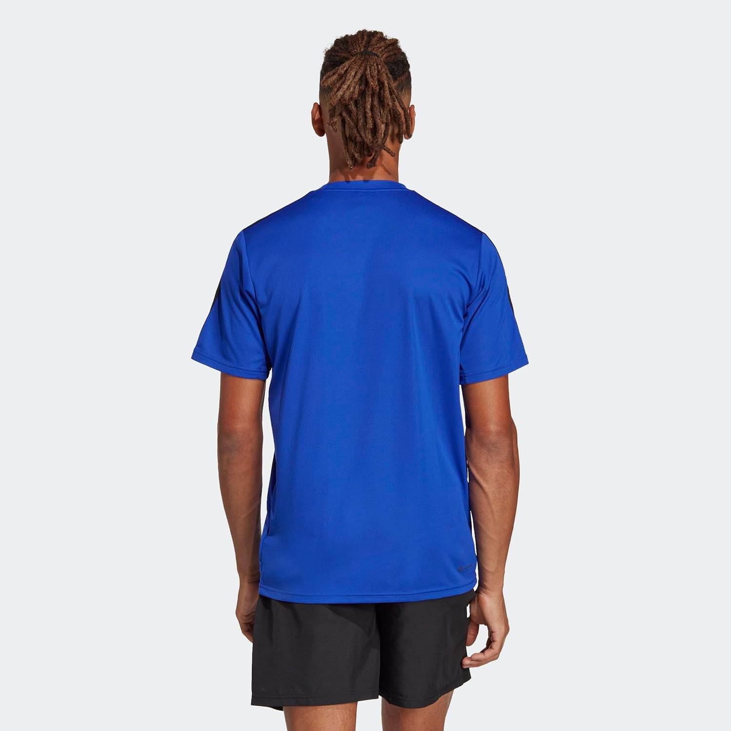 Camiseta Adidas Essentials 3 LISTRAS LUCID - BLUE