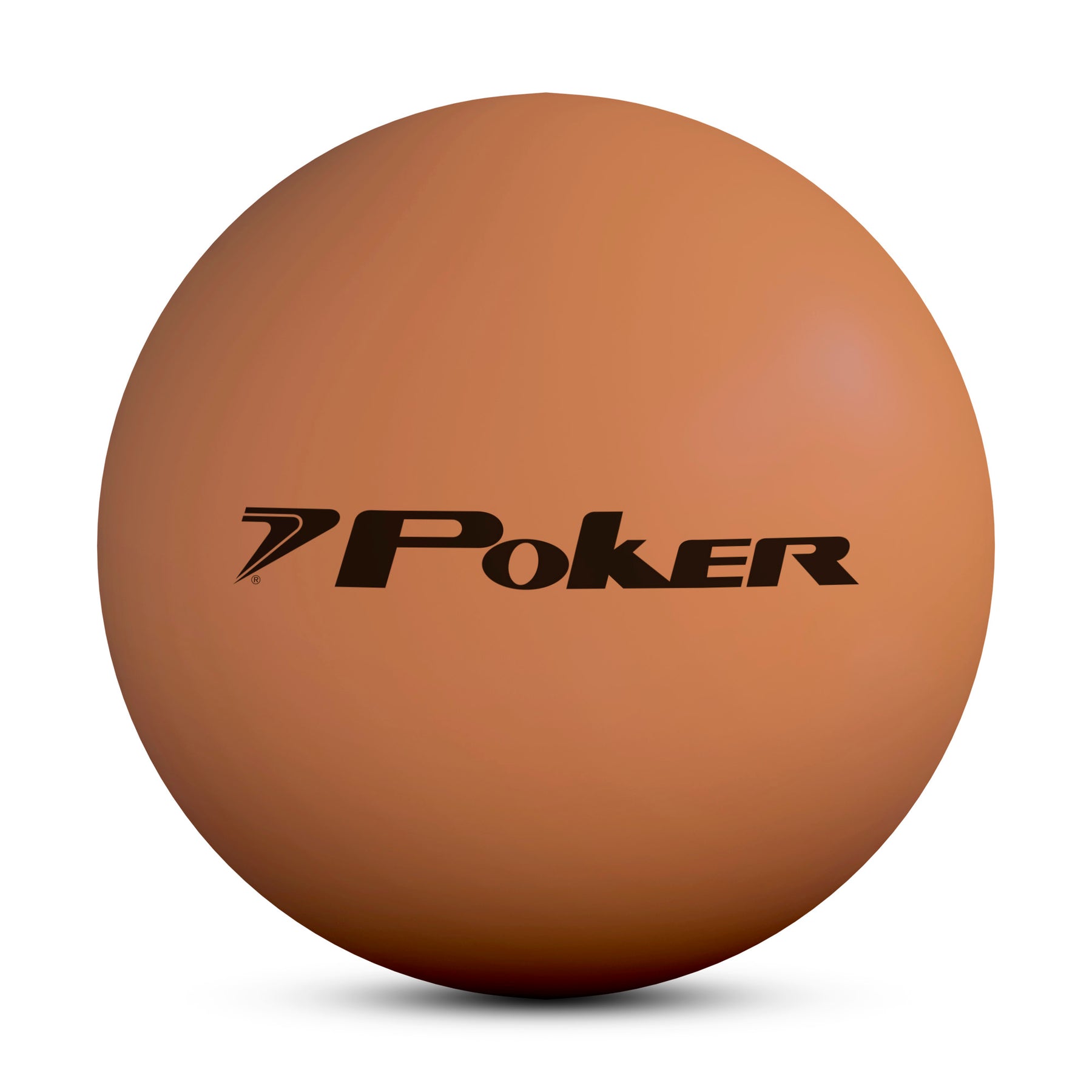 KIT Poker 3 Bolas de Borracha Frescobol N°3 - Laranja