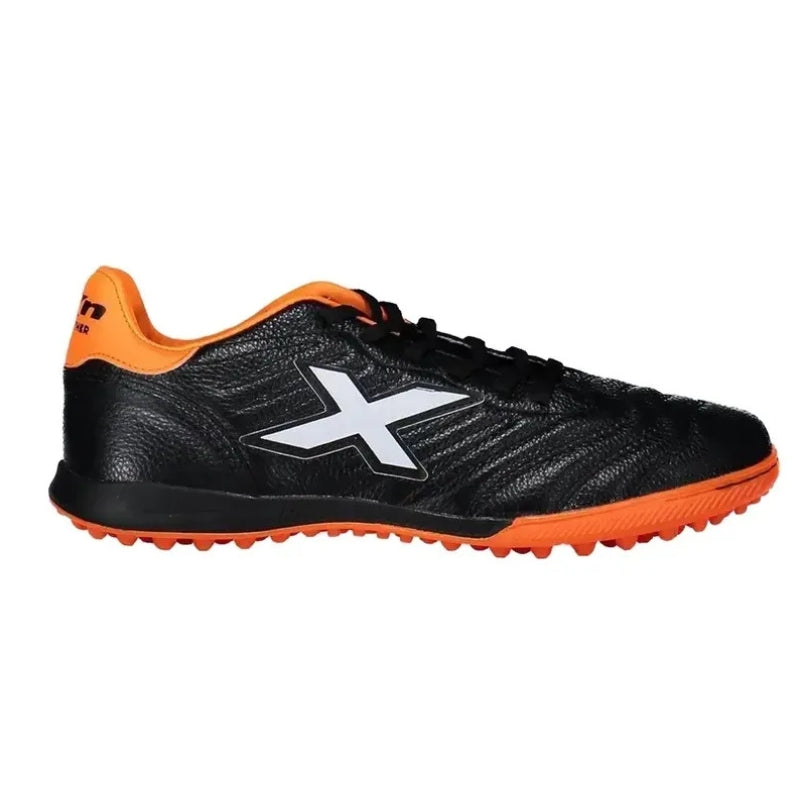 Chuteira Oxn Victory Society Pro Em Couro - LARANJA