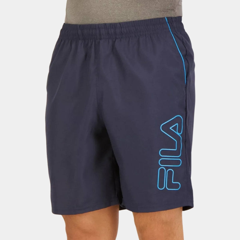 Bermuda Fila Train Logo Marinho