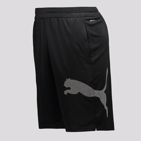 Short Puma Tad Big Logo - PRETO